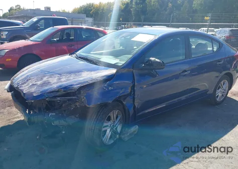 2020 Hyundai Elantra Sel from USA, damaged, VIN 5NPD84LF5LH546415